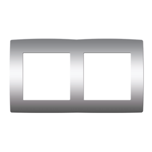 PRIME ΠΛΑΙΣΙΟ 2 ΘΕΣΕΩΝ IP20 MAT ΑΛΟΥΜΙΝΙΟ ACA – 1000119103