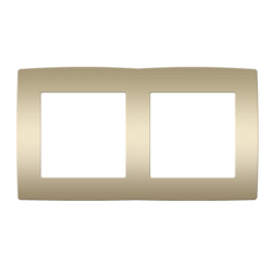 PRIME ΠΛΑΙΣΙΟ 2 ΘΕΣΕΩΝ IP20 MAT ΣΑΜΠΑΝΙΖΕ ACA – 1000119104