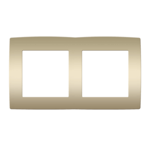 PRIME ΠΛΑΙΣΙΟ 2 ΘΕΣΕΩΝ IP20 MAT ΣΑΜΠΑΝΙΖΕ ACA – 1000119104