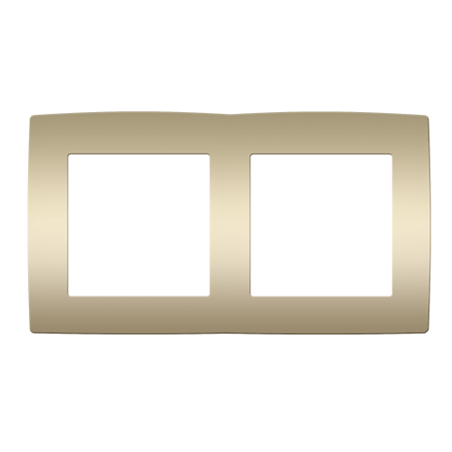 PRIME ΠΛΑΙΣΙΟ 2 ΘΕΣΕΩΝ IP20 MAT ΣΑΜΠΑΝΙΖΕ ACA – 1000119104