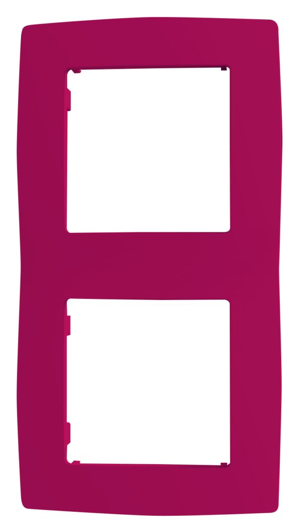 PRIME ΠΛΑΙΣΙΟ 2 ΘΕΣΕΩΝ IP20 ΡΟΖ ACA – 1000119107