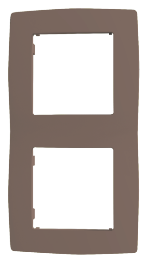 PRIME ΠΛΑΙΣΙΟ 2 ΘΕΣΕΩΝ IP20 ΕΚΡΟΥ ACA – 1000119111