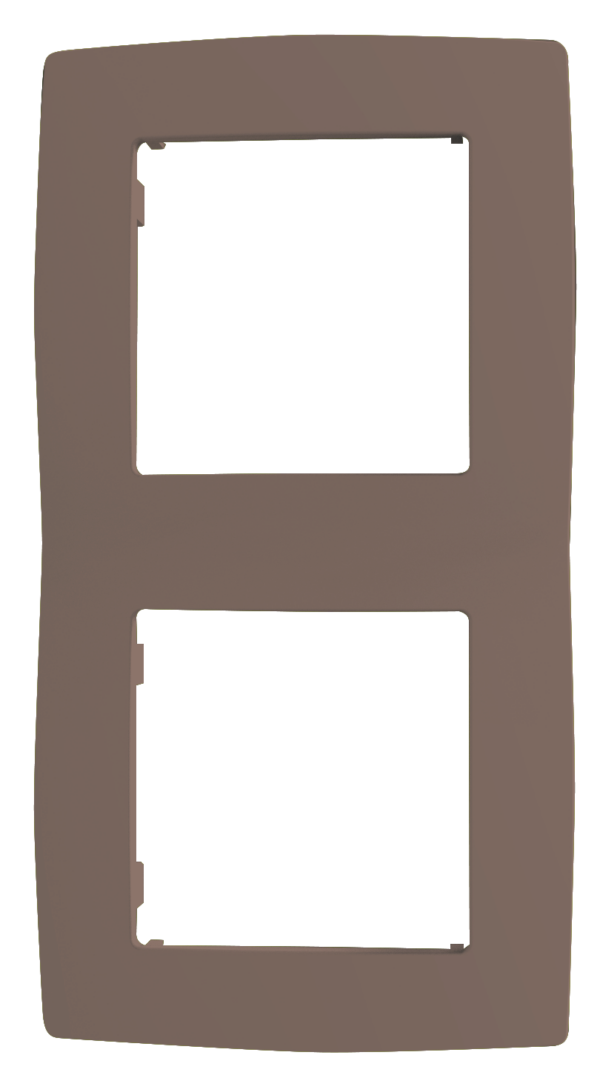 PRIME ΠΛΑΙΣΙΟ 2 ΘΕΣΕΩΝ IP20 ΕΚΡΟΥ ACA – 1000119111