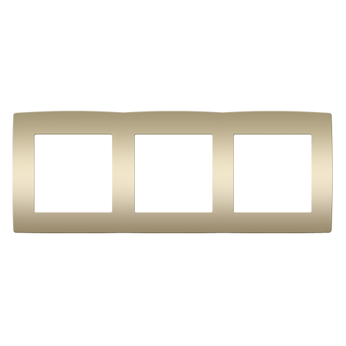 PRIME ΠΛΑΙΣΙΟ 3 ΘΕΣΕΩΝ IP20 MAT ΣΑΜΠΑΝΙΖΕ ACA – 1000119204