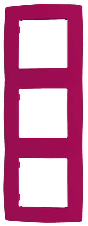 PRIME ΠΛΑΙΣΙΟ 3 ΘΕΣΕΩΝ IP20 ΡΟΖ ACA – 1000119207