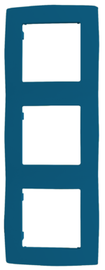 PRIME ΠΛΑΙΣΙΟ 3 ΘΕΣΕΩΝ IP20 ΓΑΛΑΖΙΟ ACA – 1000119209