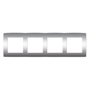 PRIME ΠΛΑΙΣΙΟ 4 ΘΕΣΕΩΝ IP20 MAT ΑΛΟΥΜΙΝΙΟ ACA – 1000119303