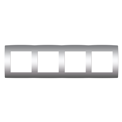 PRIME ΠΛΑΙΣΙΟ 4 ΘΕΣΕΩΝ IP20 MAT ΑΛΟΥΜΙΝΙΟ ACA – 1000119303