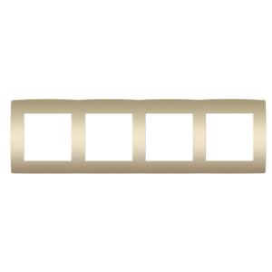 PRIME ΠΛΑΙΣΙΟ 4 ΘΕΣΕΩΝ IP20 MAT ΣΑΜΠΑΝΙΖΕ ACA – 1000119304