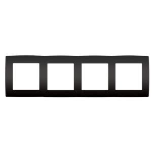 PRIME ΠΛΑΙΣΙΟ 4 ΘΕΣΕΩΝ IP20 MAT ΑΝΘΡΑΚΙ ACA – 1000119305