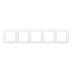 PRIME ΠΛΑΙΣΙΟ 5 ΘΕΣΕΩΝ IP20 ΛΕΥΚΟ ACA – 1000119401