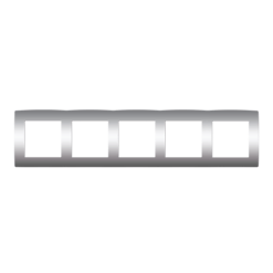 PRIME ΠΛΑΙΣΙΟ 5 ΘΕΣΕΩΝ IP20 MAT ΑΛΟΥΜΙΝΙΟ ACA – 1000119403