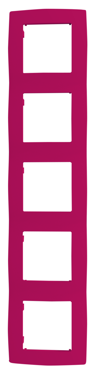 PRIME ΠΛΑΙΣΙΟ 5 ΘΕΣΕΩΝ IP20 ΡΟΖ ACA – 1000119407