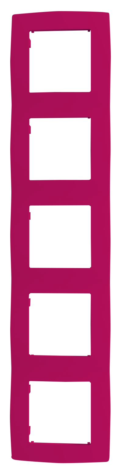 PRIME ΠΛΑΙΣΙΟ 5 ΘΕΣΕΩΝ IP20 ΡΟΖ ACA – 1000119407