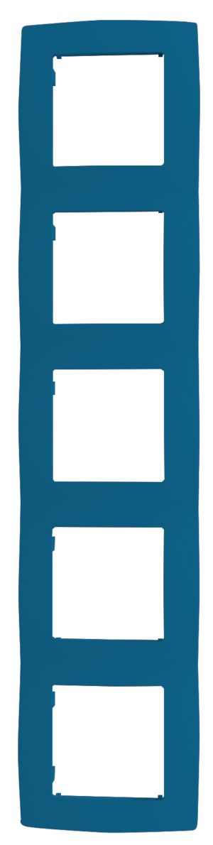 PRIME ΠΛΑΙΣΙΟ 5 ΘΕΣΕΩΝ IP20 ΓΑΛΑΖΙΟ ACA – 1000119409