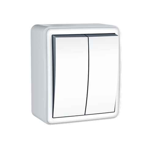 MURATA ΔΙΑΚΟΠΤΗΣ ΚΟΜΜΥΤΑΤΕΡ ΕΠΙΤΟΙΧΟΣ ΜΕ ΒΙΔΑ 1+1P 10AX 250VAC IP20 ΛΕΥΚΟΣ ACA – 1000220201