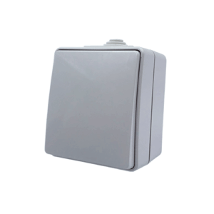 ARMY ΔΙΑΚΟΠΤΗΣ ΑΠΛΟΣ ΕΠΙΤΟΙΧΟΣ ΣΤΕΓΑΝΟΣ ΜΕ ΒΙΔΑ 1P 10AX 250VAC IP55 ΑΠΑΛΟ ΓΚΡΙ ACA – 1000430006