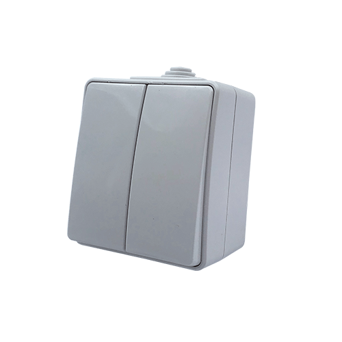 ARMY ΔΙΑΚΟΠΤΗΣ ΚΟΜΜΥΤΑΤΕΡ ΕΠΙΤΟΙΧΟΣ  ΣΤΕΓΑΝΟΣ ΜΕ ΒΙΔΑ 1+1P 10AX 250VAC IP55 ΑΠΑΛΟ ΓΚΡΙ ACA – 1000430206