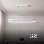 Κρεμαστό φωτιστικό LED 24W 3000K Λευκού Χρώματος V-TAC – 10056