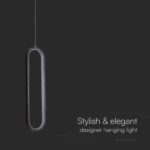 Kρεμαστό φωτιστικό Designer LED 13W 3000K Μαύρου Χρώματος V-TAC – 10076