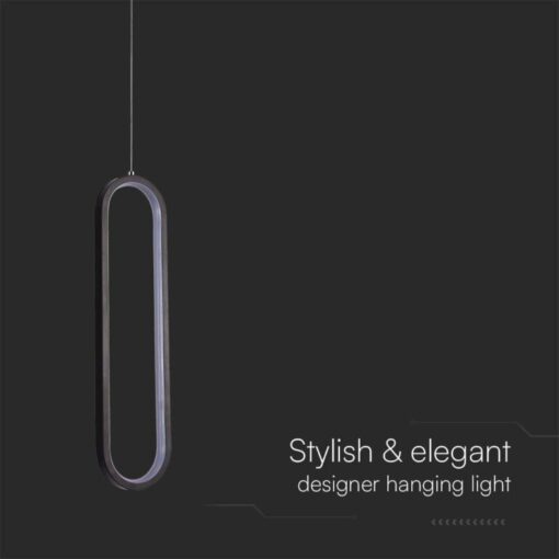 Kρεμαστό φωτιστικό Designer LED 13W 3000K Μαύρου Χρώματος V-TAC – 10076
