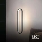 Kρεμαστό φωτιστικό Designer LED 13W 3000K Μαύρου Χρώματος V-TAC – 10076