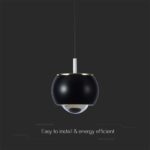 Kρεμαστό φωτιστικό LED 9W 4000K Μαύρου Χρώματος V-TAC – 10077