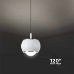 Κρεμαστό φωτιστικό οροφής LED 7W 4000K Λευκού Χρώματος V-TAC – 10079