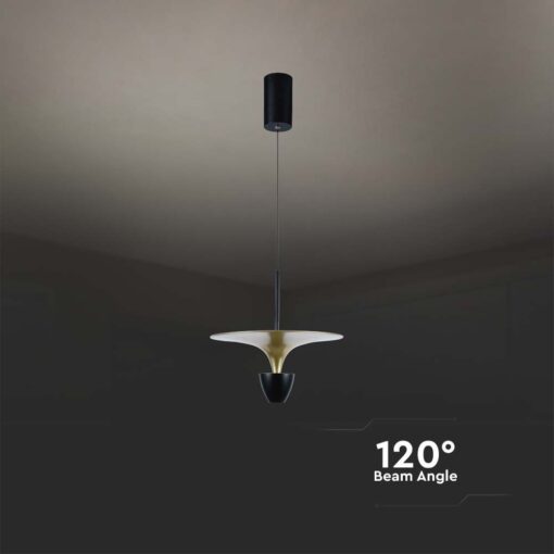 Κρεμαστό φωτιστικό LED 9W 4000K Μαύρου Χρώματος V-TAC – 10085