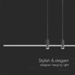 Κρεμαστό φωτιστικό LED 19W 4000K Μαύρου Χρώματος V-TAC – 10088