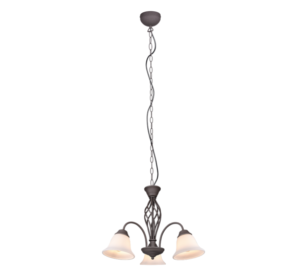 Πολύφωτο Trio Lighting 3xE14   Σκουριά Μεταλλικό    – 101000324