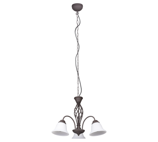 Πολύφωτο Trio Lighting 3xE14   Σκουριά Μεταλλικό    – 101000324