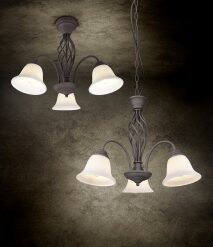 Πολύφωτο Trio Lighting 3xE14   Σκουριά Μεταλλικό    – 101000324