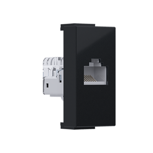 ^ MODYS ΠΡΙΖΑ ΔΙΚΤΥΟΥ ΜΑΥΡΗ ΜΑΤ 1 ΣΤ. RJ45 CAT.5E ΧΩΡΙΣ ΘΩΡΑΚΙΣΗ IP20 ACA – 10101312327