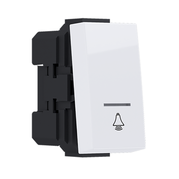 ^ MODYS ΜΠΟΥΤΟΝ ΜΕ ΕΝΔΕΙΞΗ & ΣΥΜΒΟΛΟ ΚΟΥΔΟΥΝΙ ΛΕΥΚΟ 1 ΣΤ. 1P 10A 250VAC IP20 ACA – 10101312408