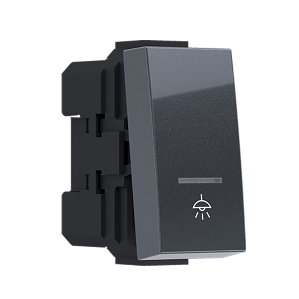 ^MODYS ΜΠΟΥΤΟΝ ΜΕ ΕΝΔΕΙΞΗ & ΣΥΜΒΟΛΟ ΛΥΧΝΙΑ ΑΝΘΡΑΚΙ 1 ΣΤ. 1P 10A 250VAC IP20 ACA – 10101312427