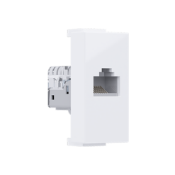 ^ MODYS ΠΡΙΖΑ ΔΙΚΤΥΟΥ ΛΕΥΚΗ 1 ΣΤ. RJ45 CAT.5E ΧΩΡΙΣ ΘΩΡΑΚΙΣΗ IP20 ACA – 10101312431