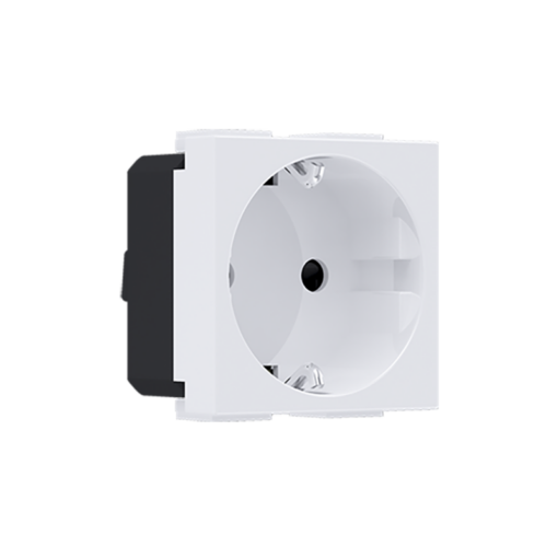 ^ MODYS ΠΡΙΖΑ ΣΟΥΚΟ ΑΣΦΑΛΕΙΑΣ ΛΕΥΚΗ 2 ΣΤ. 2P+E 16A 250VAC IP20 ACA – 10101312460
