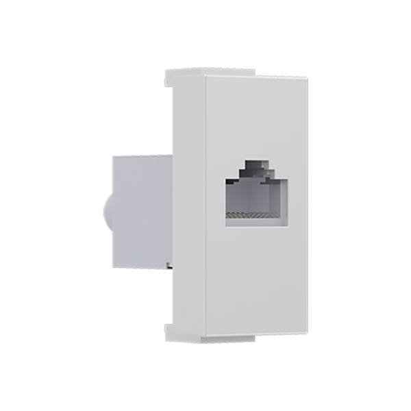 ^ MODYS ΠΡΙΖΑ ΔΙΚΤΥΟΥ ΙΒΟΥΑΡ  1 ΣΤ. RJ45 CAT.6A ΜΕ ΘΩΡΑΚΙΣΗ IP20 ACA – 10101312544