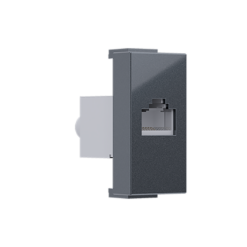 ^ MODYS ΠΡΙΖΑ ΔΙΚΤΥΟΥ ΑΝΘΡΑΚΙ  1 ΣΤ. RJ45 CAT.6A ΜΕ ΘΩΡΑΚΙΣΗ IP20 ACA – 10101312546