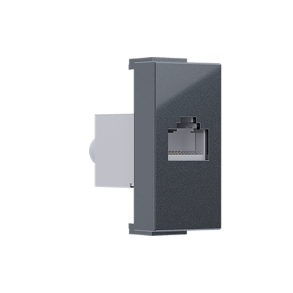 ^ MODYS ΠΡΙΖΑ ΔΙΚΤΥΟΥ ΑΝΘΡΑΚΙ  1 ΣΤ. RJ45 CAT.6A ΜΕ ΘΩΡΑΚΙΣΗ IP20 ACA – 10101312546