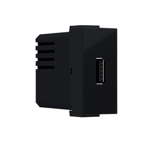^ MODYS ΠΡΙΖΑ ΤΡΟΦΟΔΟΣΙΑΣ USB 1 ΣΤ. 1xUSB ΜΑΥΡΗ ΜΑΤ  5VDC 1.2A IP20 ACA – 10101412354