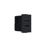 ^ MODYS ΠΡΙΖΑ ΤΡΟΦΟΔΟΣΙΑΣ USB 1 ΣΤ. 2XUSB A+C ΜΑΥΡΟ ΜΑΤ 5VDC 3A IP20 ACA – 10101412364