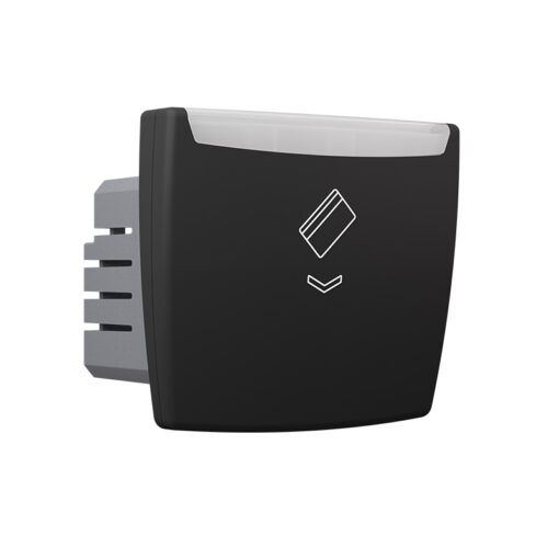 MODYS ΜΗΧΑΝΙΚΟΣ ΚΑΡΤΟΔΙΑΚΟΠΤΗΣ 2 ΣΤ. 220V 10Α IP20 ΜΑΥΡΟ ΜΑΤ ACA – 10101412381