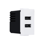 ^ MODYS ΠΡΙΖΑ ΤΡΟΦΟΔΟΣΙΑΣ USB 1 ΣΤ. 2xUSB ΛΕΥΚΗ 5VDC 2X1.2A IP20 ACA – 10101412821