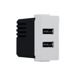 ^ MODYS ΠΡΙΖΑ ΤΡΟΦΟΔΟΣΙΑΣ USB 1 ΣΤ. 2xUSB ΙΒΟΥΑΡ 5VDC 2X1.2A IP20 ACA – 10101412823