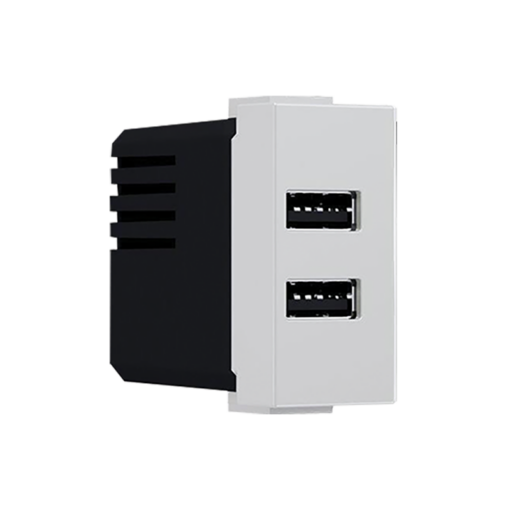 ^ MODYS ΠΡΙΖΑ ΤΡΟΦΟΔΟΣΙΑΣ USB 1 ΣΤ. 2xUSB ΙΒΟΥΑΡ 5VDC 2X1.2A IP20 ACA – 10101412823