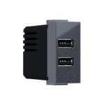 ^ MODYS ΠΡΙΖΑ ΤΡΟΦΟΔΟΣΙΑΣ USB 1 ΣΤ. 2xUSB ΑΝΘΡΑΚΙ 5VDC 2X1.2A IP20 ACA – 10101412827