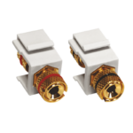 MODYS ΑΝΤΑΠΤΟΡΑΣ 2xΗΧΕΙΩΝ LS 4MM ΛΕΥΚΟΣ ACA – 10101416790