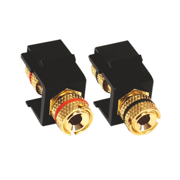 MODYS ΑΝΤΑΠΤΟΡΑΣ 2xΗΧΕΙΩΝ LS 4MM ΜΑΥΡΟΣ ACA – 10101416791